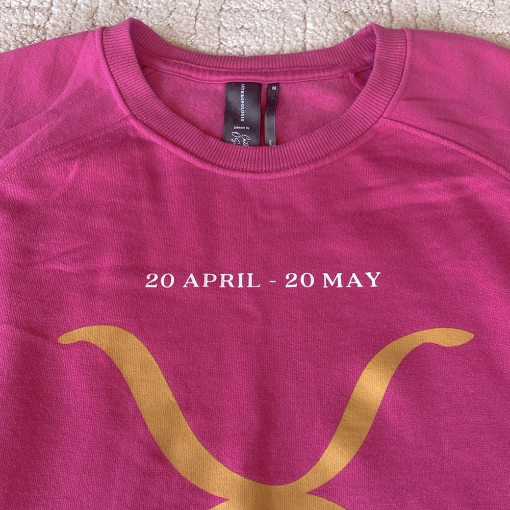 Anthropologie x Catherine O'Sullivan zodiac sweatshirt: Taurus XS - Picture 5 of 14